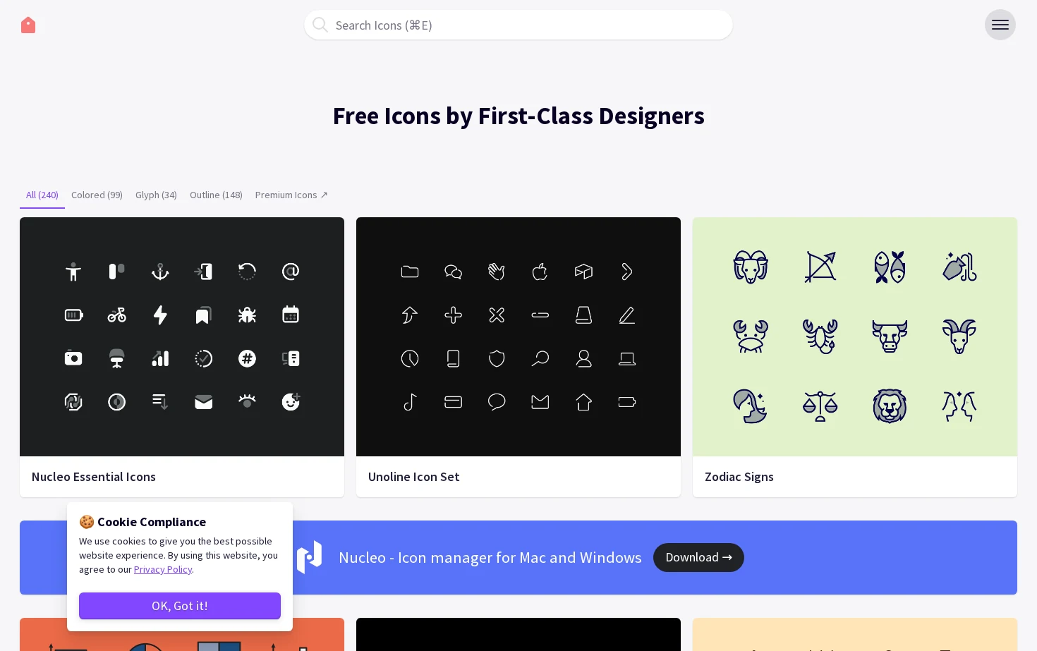 IconStore 页面快照